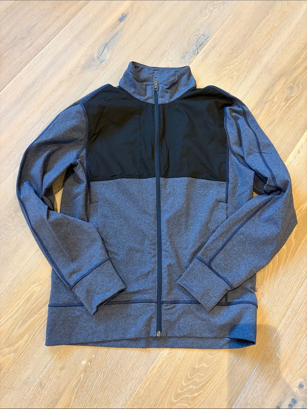 lululemon athletica Navy and Black Lightweight Zip Jacket